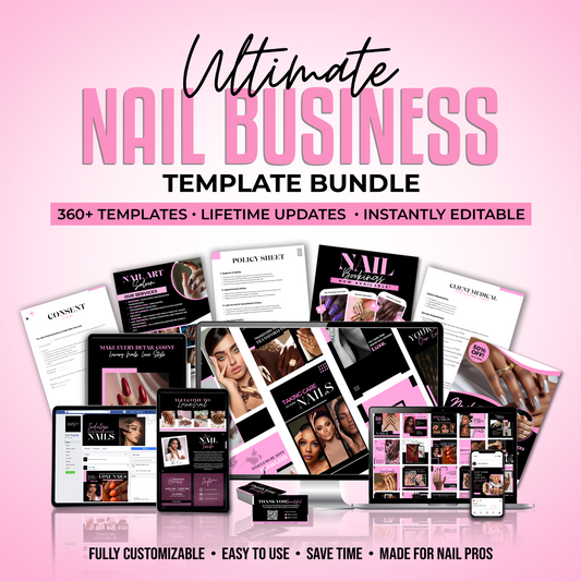 Ultimate Nail Business Template Bundle