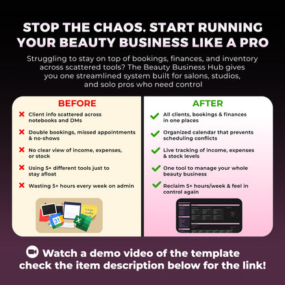 Beauty Business Hub – Complete CRM & Booking System