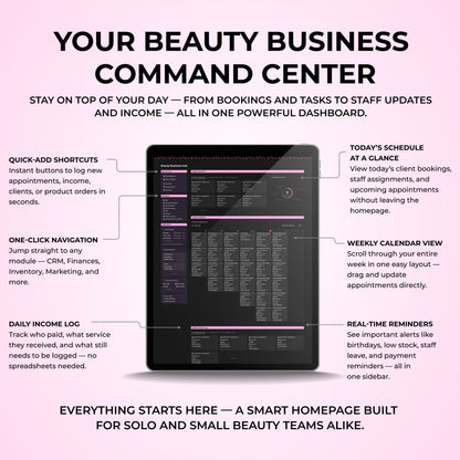 Beauty Business Hub – Complete CRM & Booking System