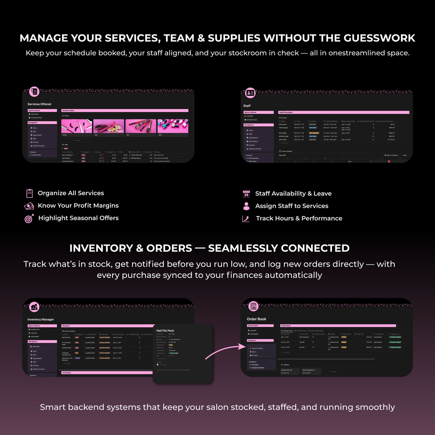 beauty business hub – complete crm & booking system