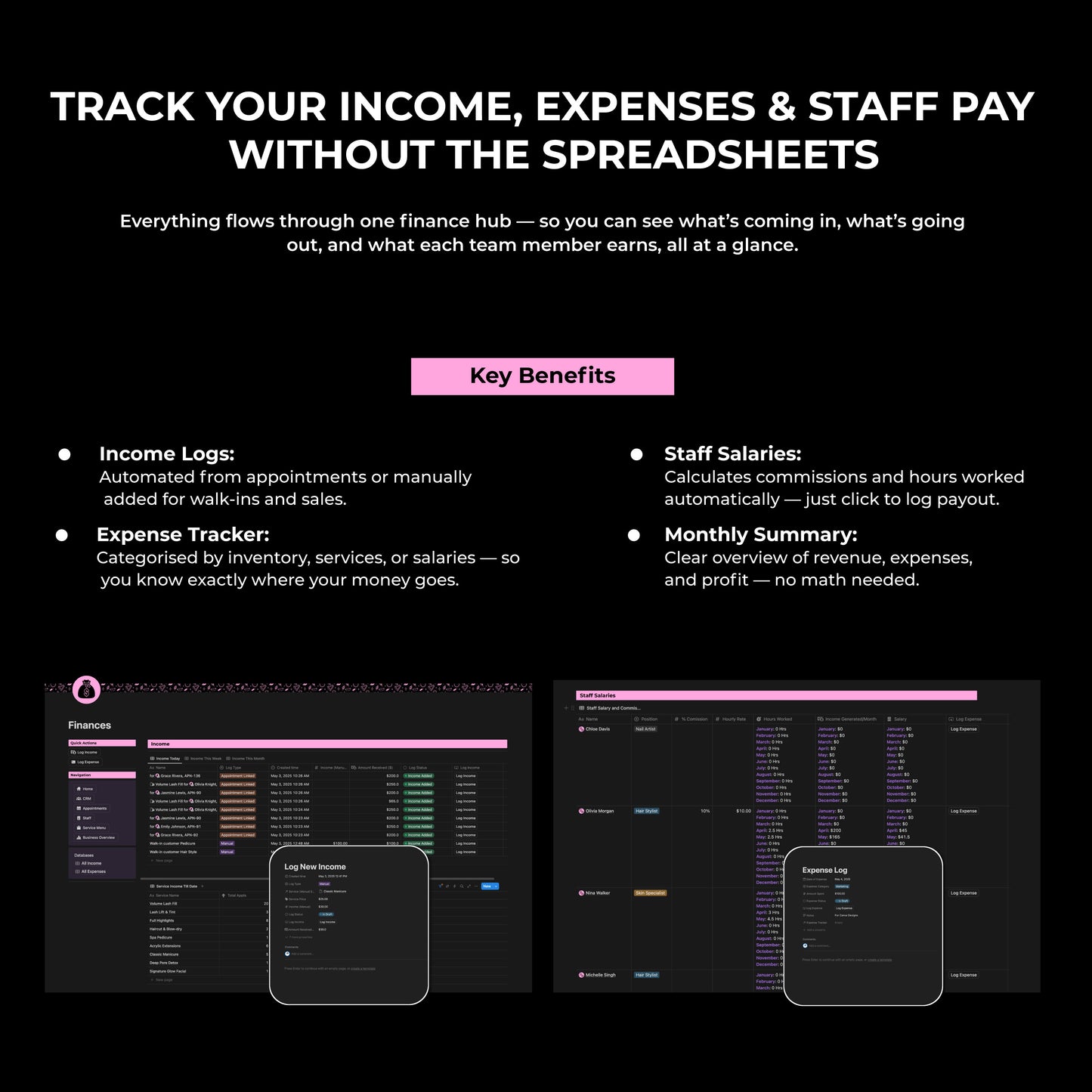 beauty business hub – complete crm & booking system
