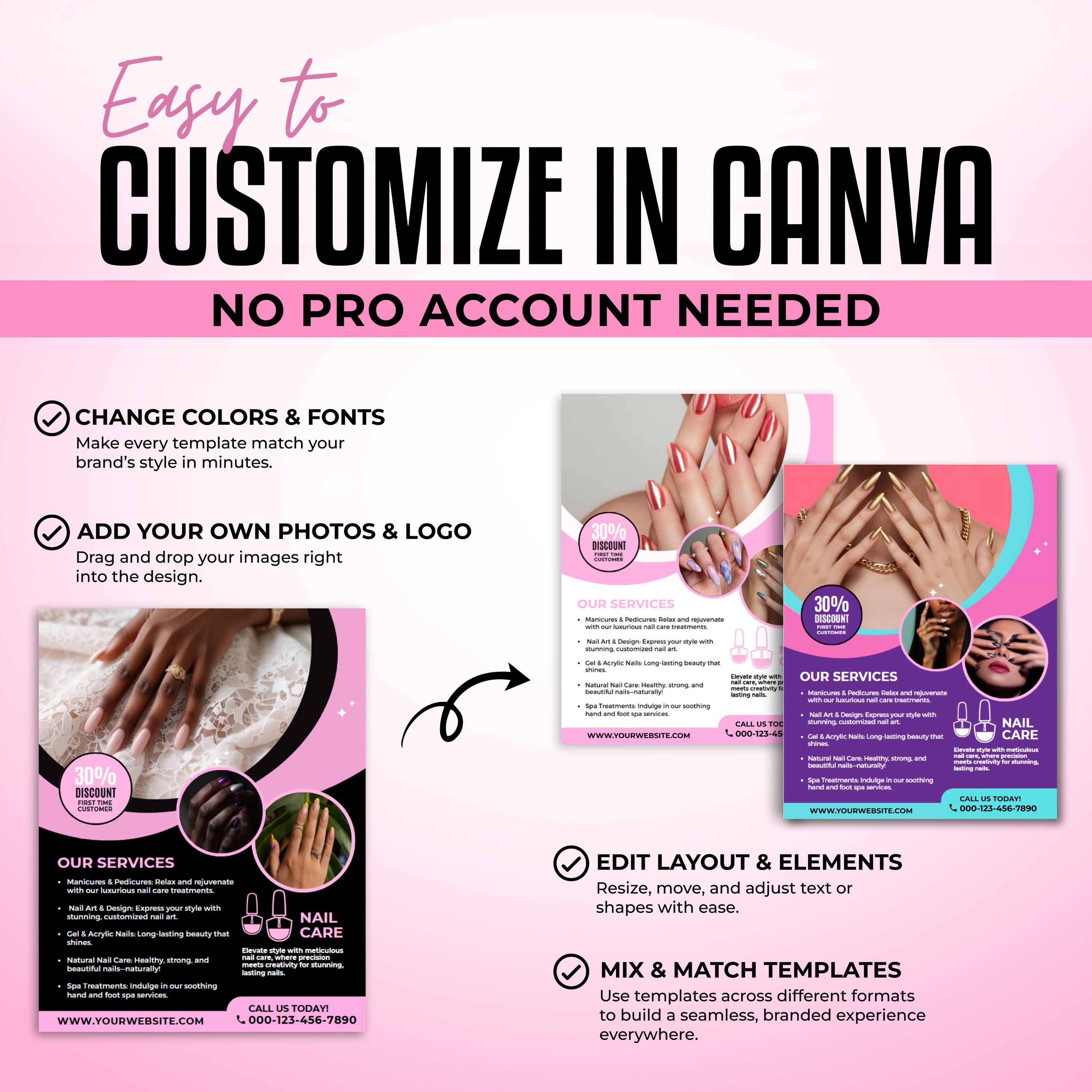 Ultimate Nail Business Template Bundle