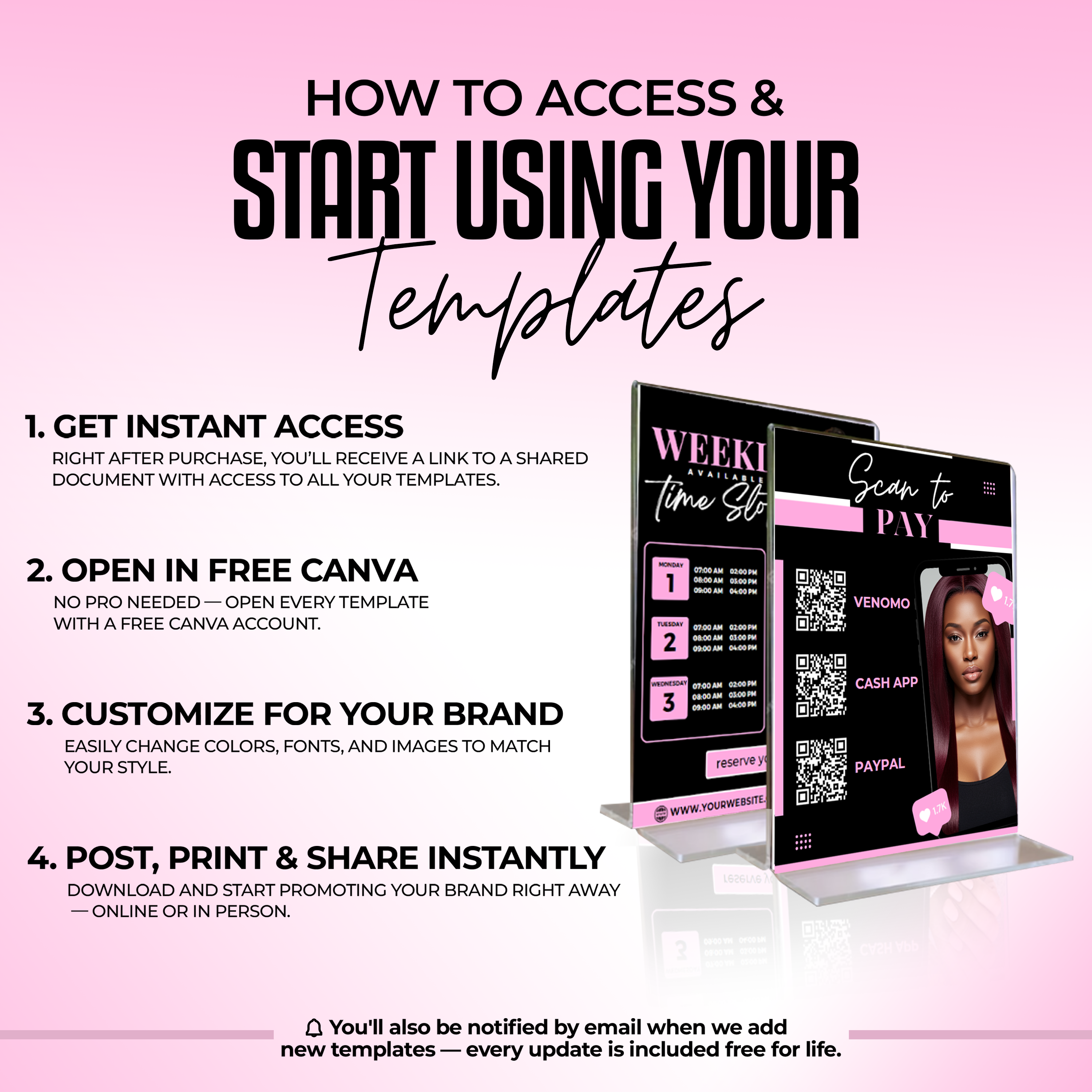 Ultimate Hair Business Template Bundle