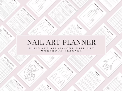 Nail Art Planner | Printable Nail Design Journal for Clients & Pros