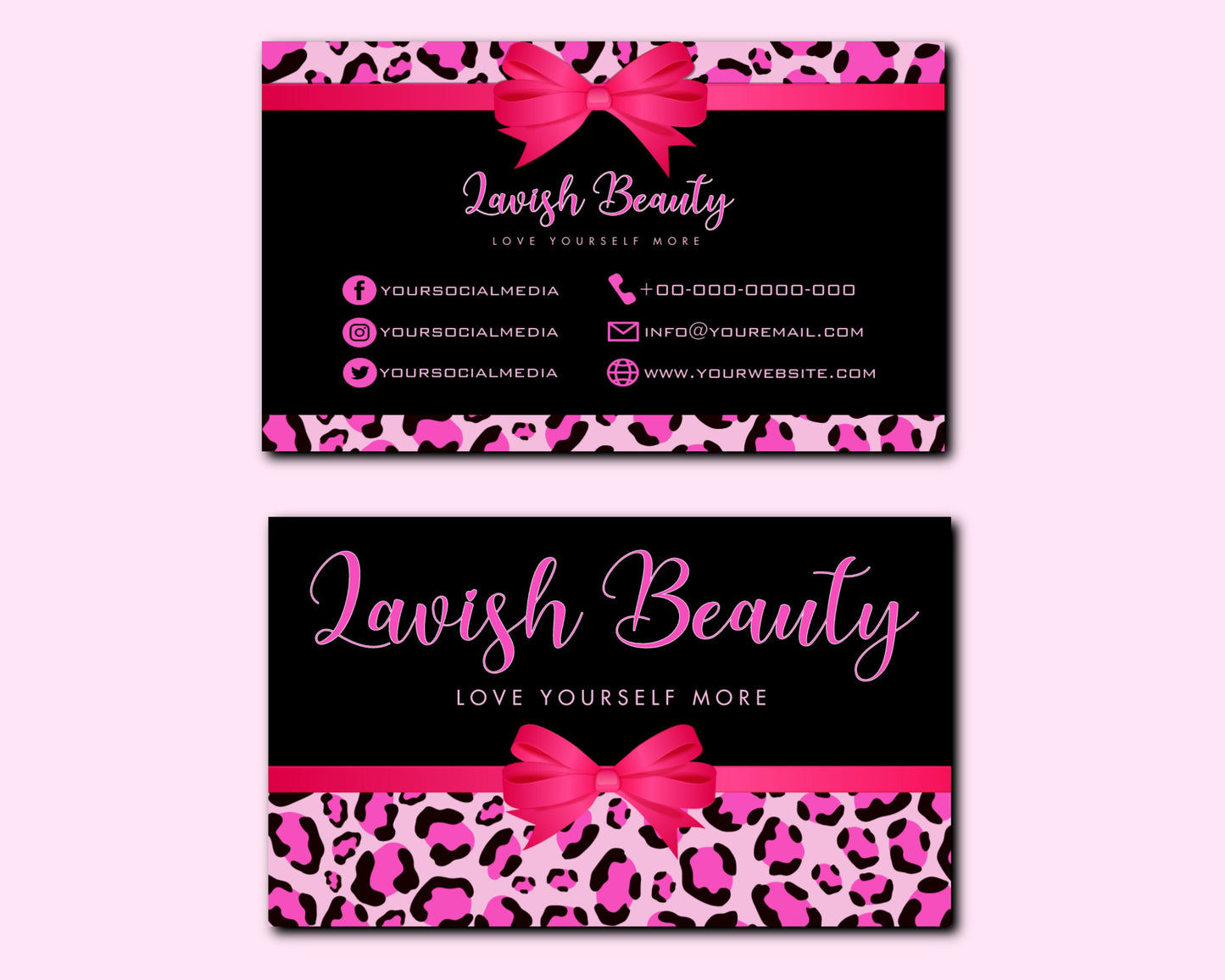 diy business cards, business card templates, feminine business card design, beauty brand cards, business cards card design template