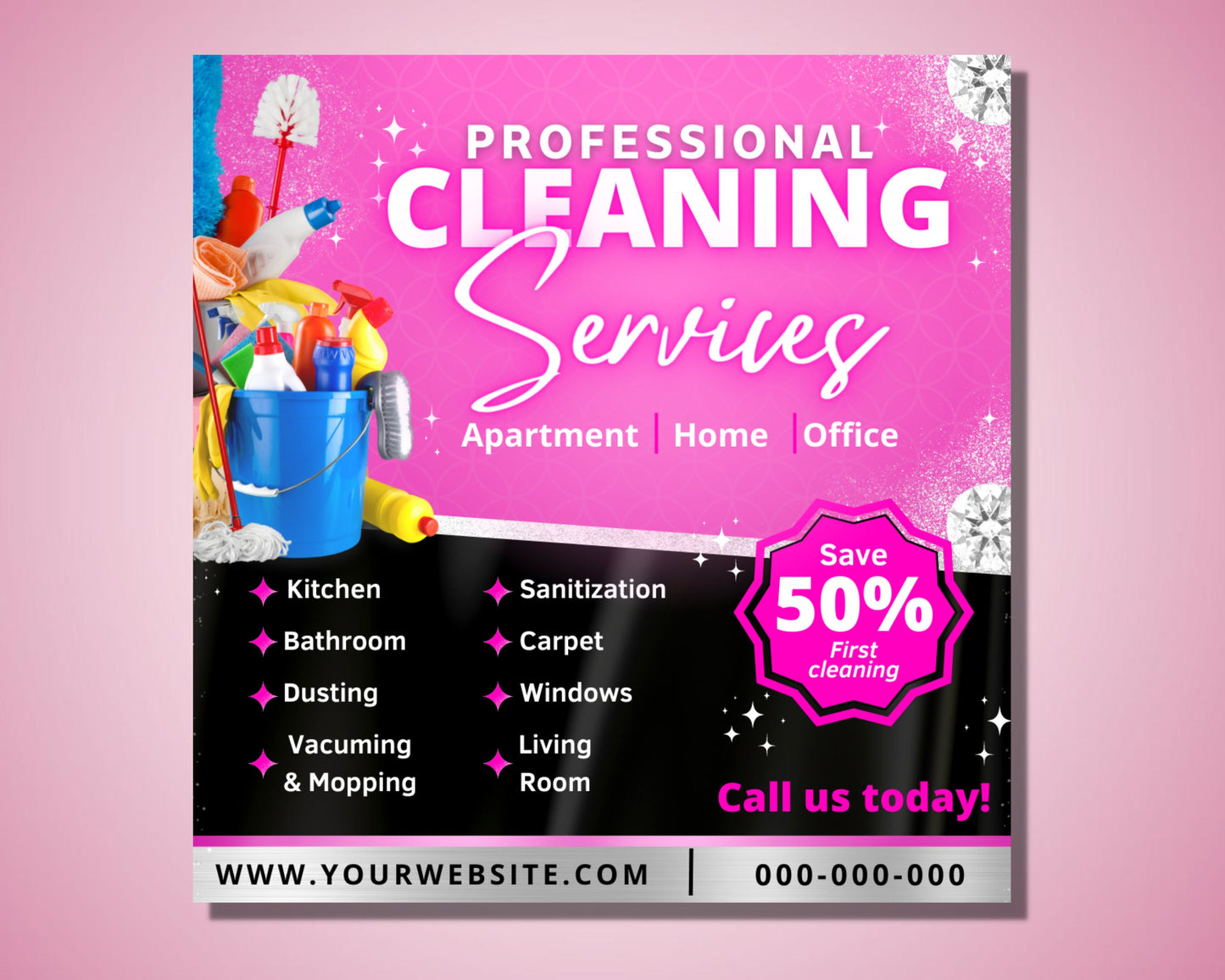 cleaning service flyer, diy flyer template design, cleaning flyer advertisement, housekeeper cleaner flyer, house & office cleaning flyer