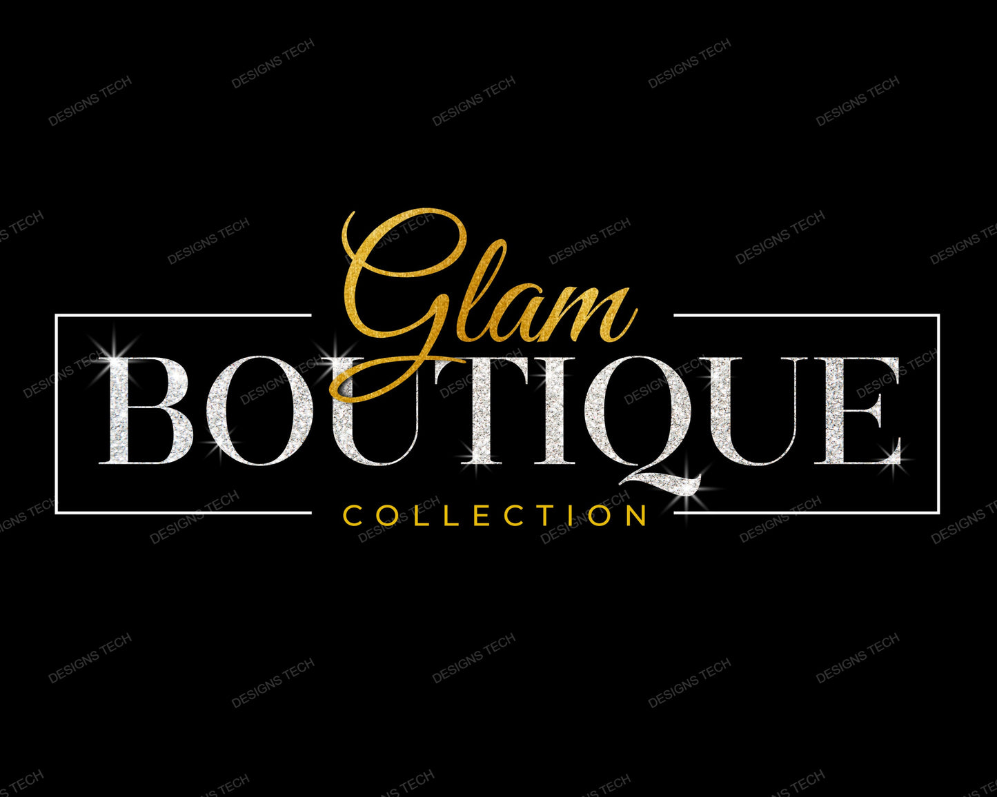boutique logo, diy gold logo design template, hair logo, fashion logo, beauty logo, hair bundles extensions logo, premade business logo