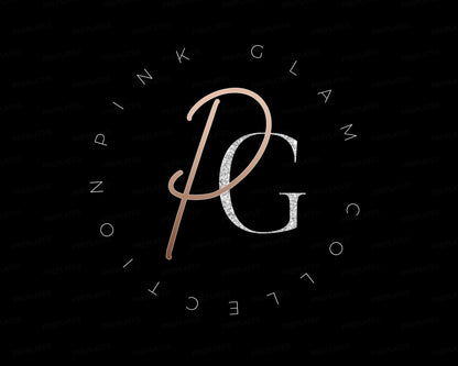 Hair Logo, DIY Logo Design Template, Boutique Logo, Fashion Logo, Beauty Logo, Makeup Artist Logo, Rose Gold Logo, Premade Business Logo