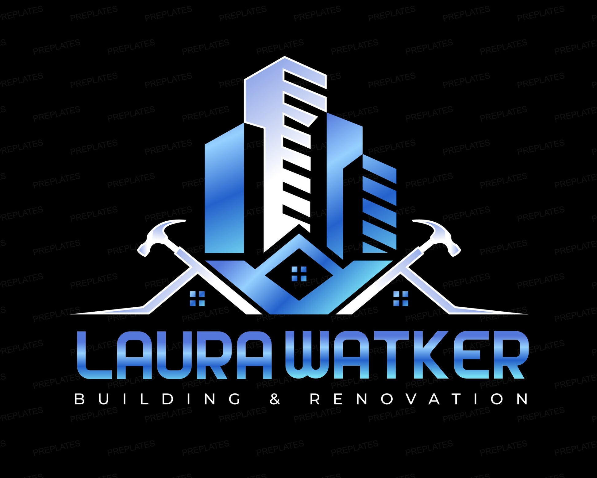 Renovation Logo, DIY Logo Design Template, Construction Logo, Building Services Logo, Remodeling Logo, Premade Home Repair Business Logo