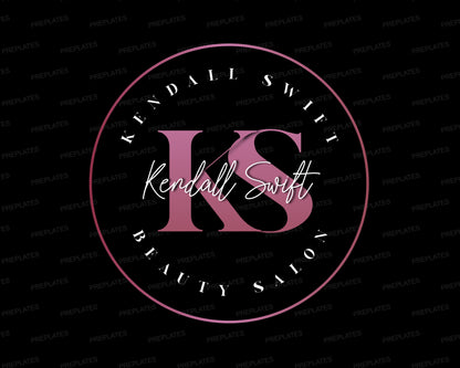 Beauty Salon Logo, DIY Logo Design Template, Boutique Logo, Hair Business Logo, Nails Lash Shop Logo, Monogram Logo, Premade MakeUp Logo