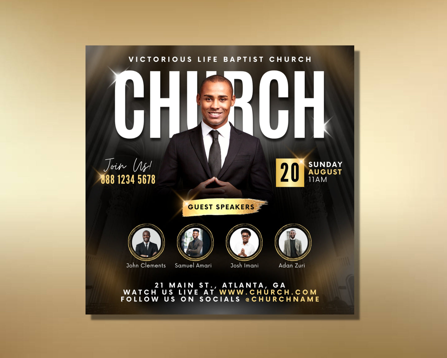 church flyer, diy flyer template design, worship church flyer, prayer conference flyer, church service flyer, premade religious invite flyer