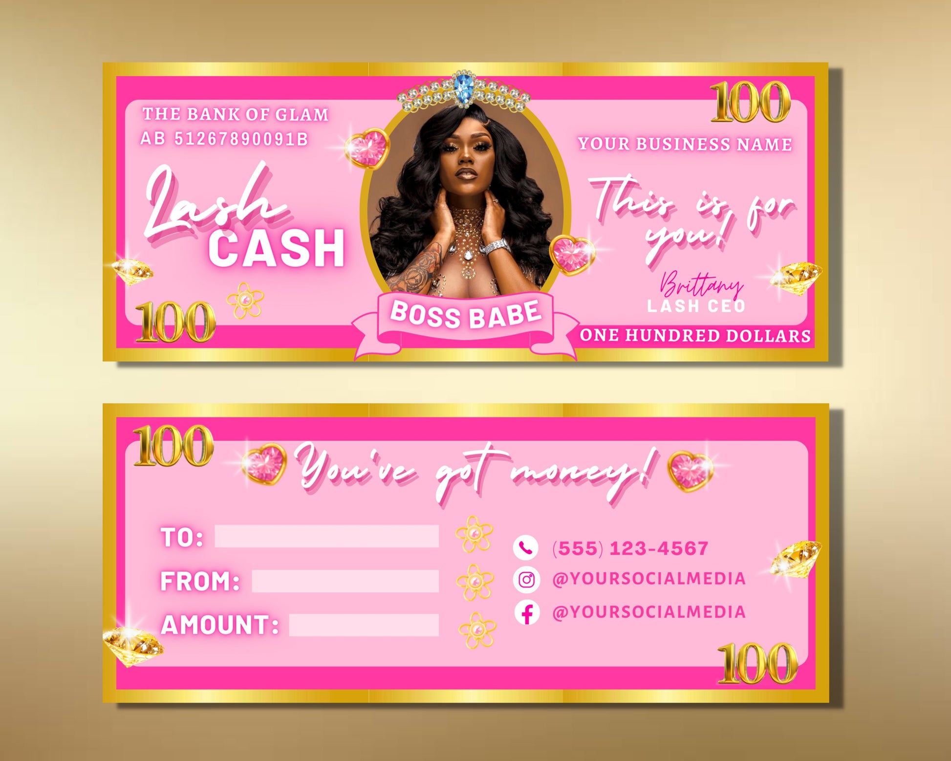Money Card, Gift Certificate