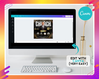 Church Flyer, DIY Flyer Template Design, Worship Church Flyer, Prayer Conference Flyer, Church Service Flyer, Premade Religious Invite Flyer