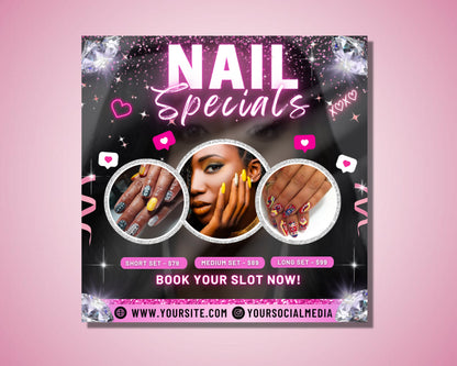 Acrylic Nails, Shellac Nails