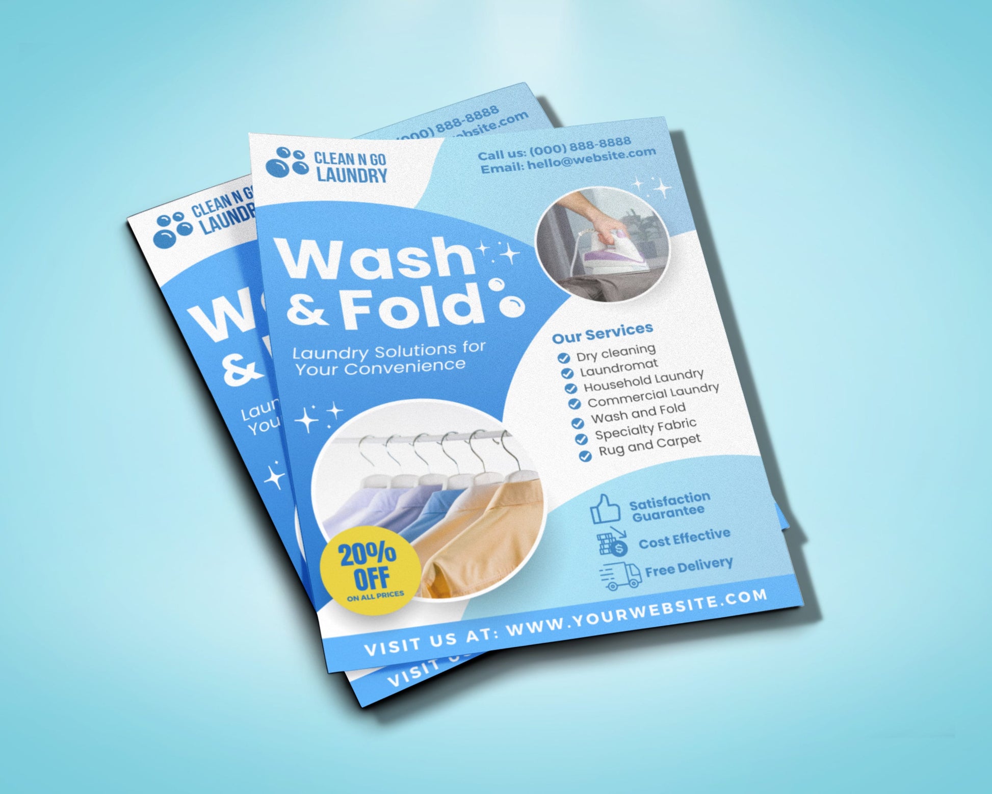 Laundry service Dry cleaning Wash and fold Ironing Pickup and delivery Same-day service