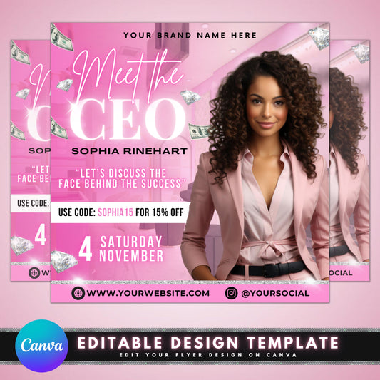 Meet the CEO Leadership Training Vision Inspiration Success Business Networking Opportunity Growth