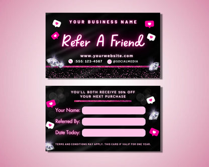 Referral program Referral bonus Refer A Friend Discount Free Gift Reward Tell a friend Share the love Refer and earn