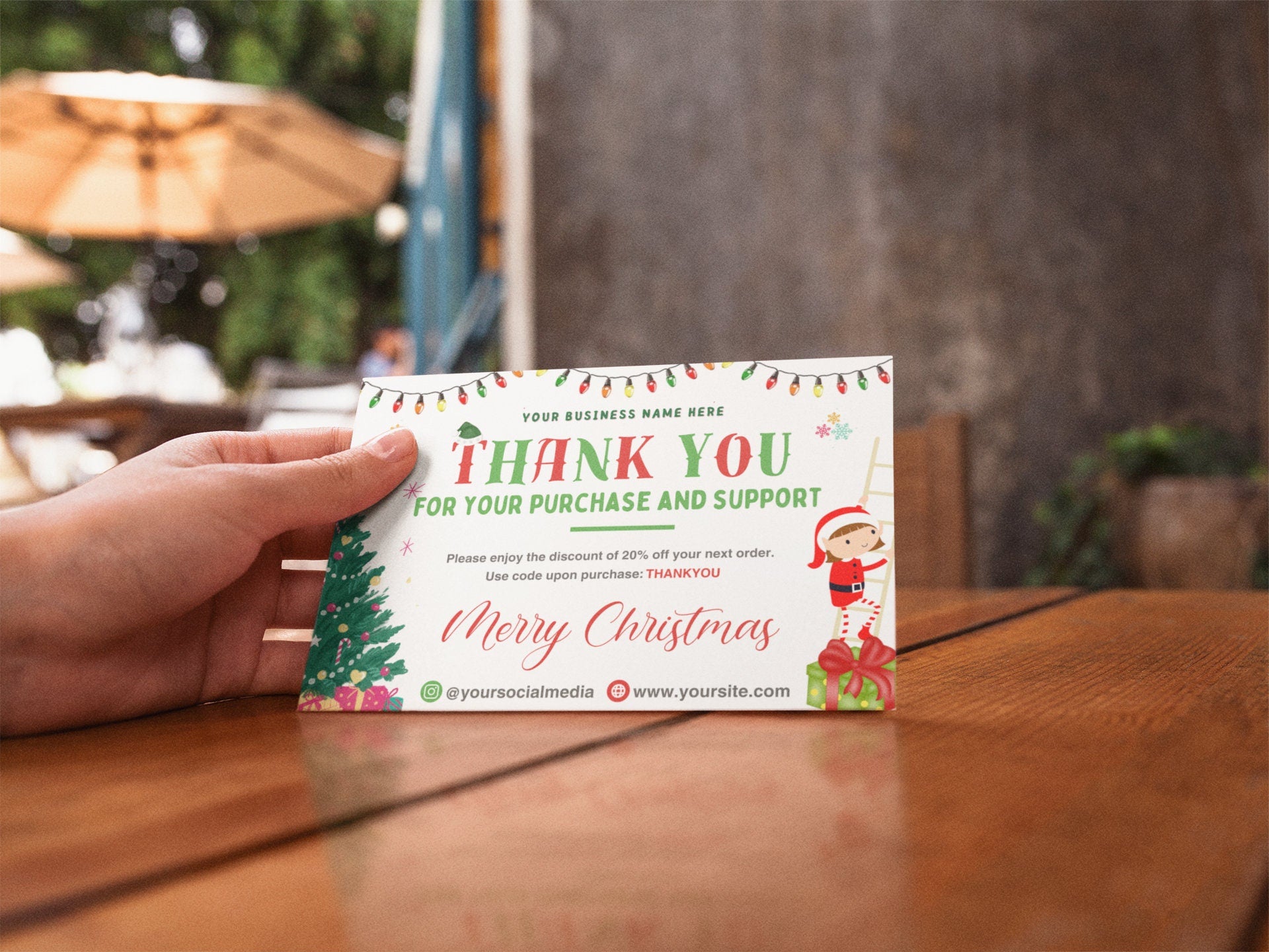 Christmas Thank you Appreciate Gratitude Holidays Season&#39;s Greetings Merry Christmas Happy Holidays Festive Joyous Celebrate