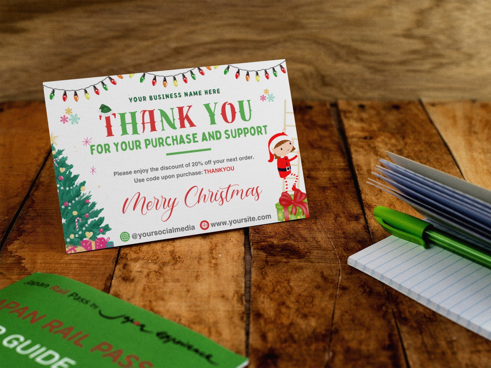 Christmas Thank you Appreciate Gratitude Holidays Season&#39;s Greetings Merry Christmas Happy Holidays Festive Joyous Celebrate