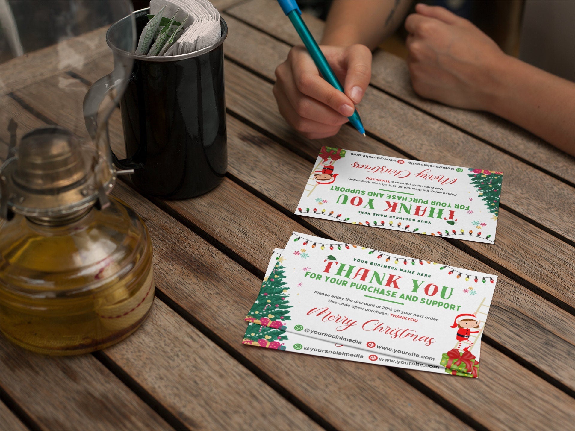 Christmas Thank you Appreciate Gratitude Holidays Season&#39;s Greetings Merry Christmas Happy Holidays Festive Joyous Celebrate