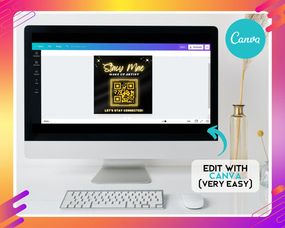 Sleek Minimalist Modern Trendy Eye-catching Bold Playful Vibrant Aesthetic Clean lines High-quality graphics Scannable Easy to use Interactive Lead to social media Direct to website Store contact information Offer exclusive discounts Trackable