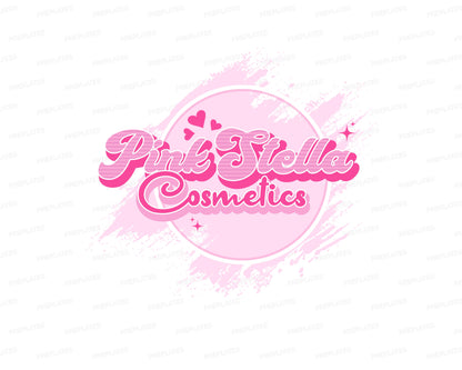 Cosmetics Logo Makeup Skincare Haircare Beauty products Lotions Creams Gels Serums Powders Liquids Mascaras Lipsticks Eyeshadows Foundations Concealers Cursive fonts Brushes Feminine Modern Trendy