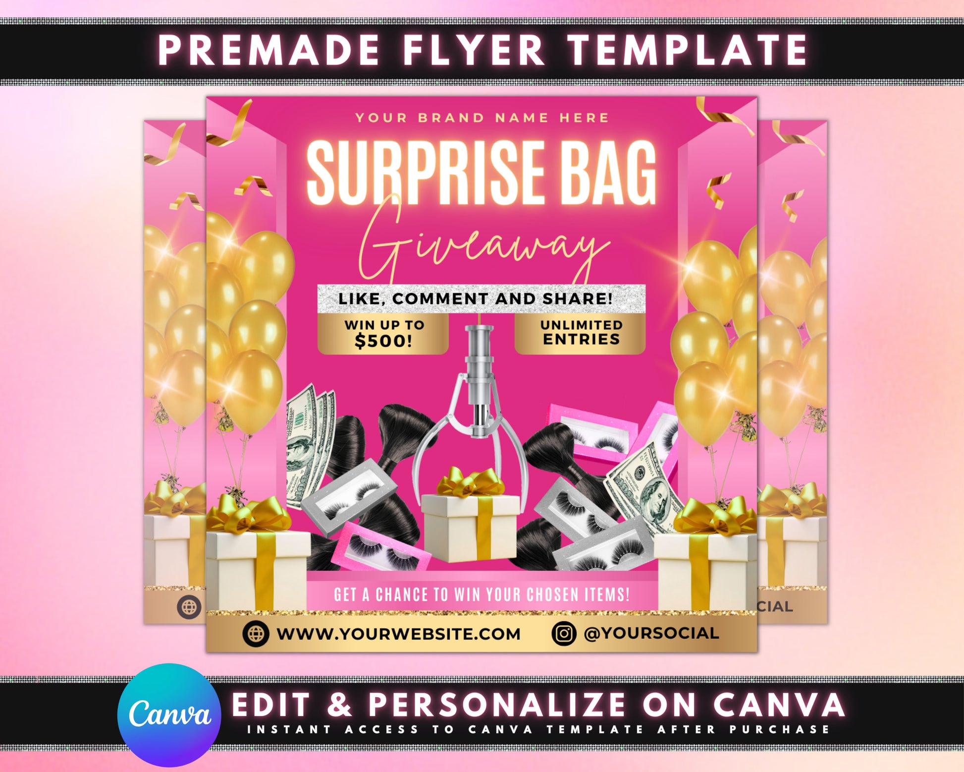 Win it! Free giveaway! Enter to win! Big prize! Limited time offer! Don&#39;t miss out! Exciting opportunity! Grand prize! Free chance to win! Lucky winner! Join the fun! Giveaway alert! Enter now!