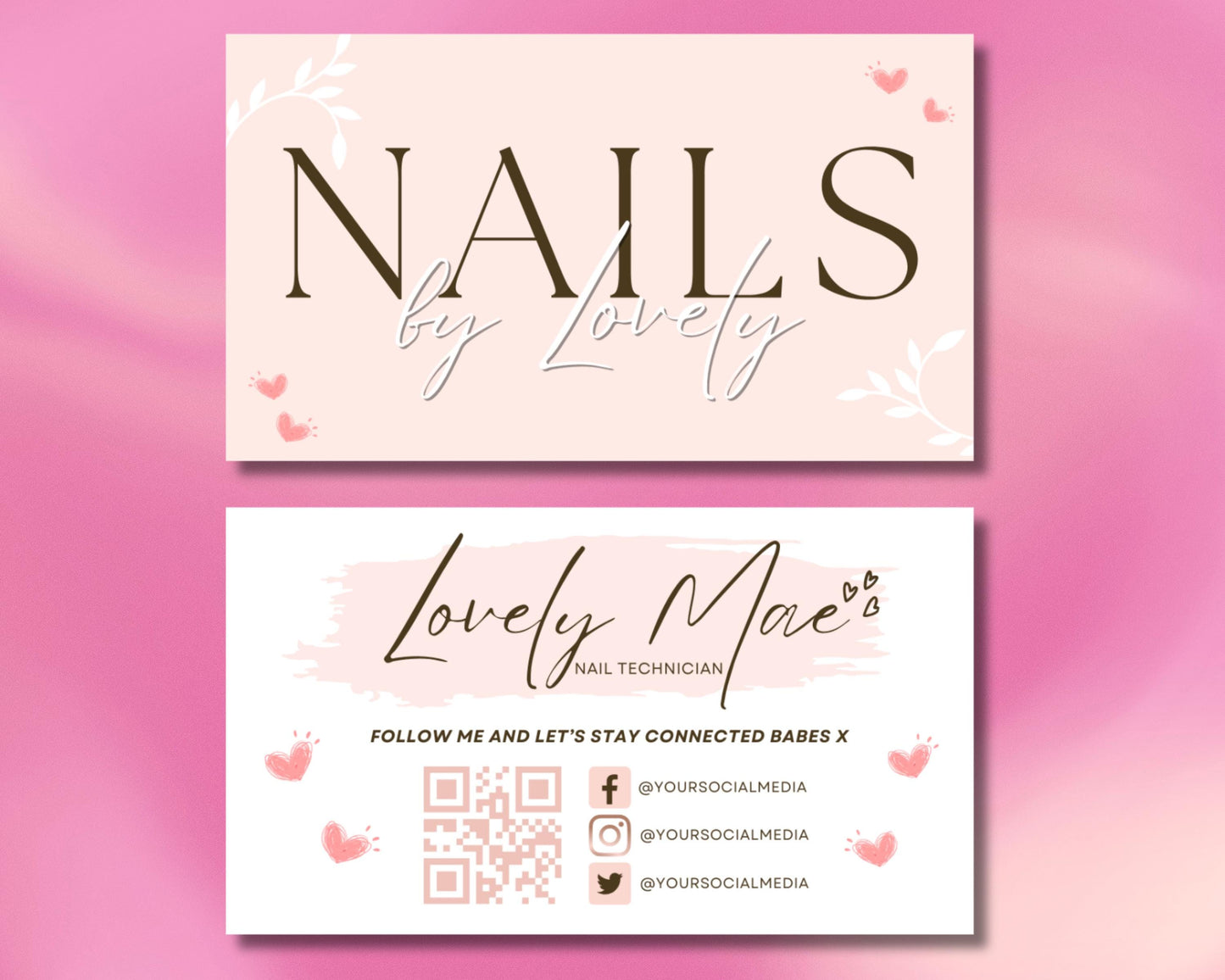 nail tech
nail technician
manicurist
pedicurist
nails
manicure
pedicure
gel nails
acrylic nails
nail art
nail salon
beauty
business card
gel polish
acrylic nails
nail extensions
nail art designs
nail polish
spa pedicure
gel x
dip powder
paraffin wax