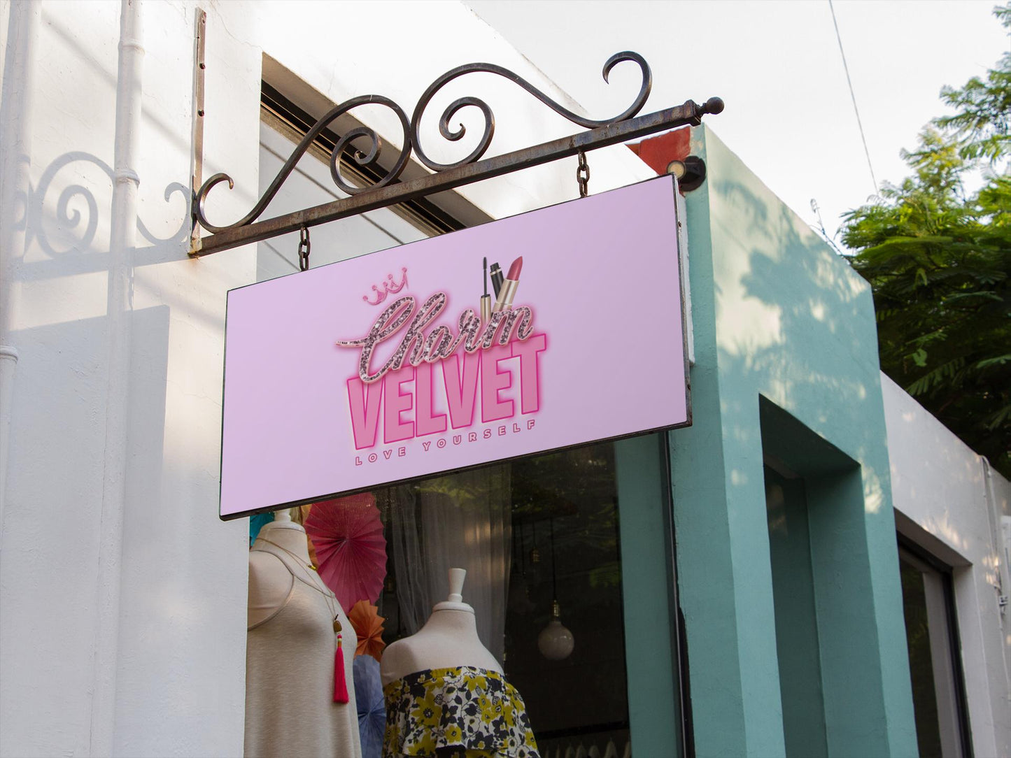 beauty
feminine
chic
glow
wellness
skincare
cosmetics
sophisticated
pink aesthetic
crown logo
glamorous glitter
feminine typography
bold and elegant text
love yourself slogan
beauty brand design
glossy accents
premium logo set
modern girly branding