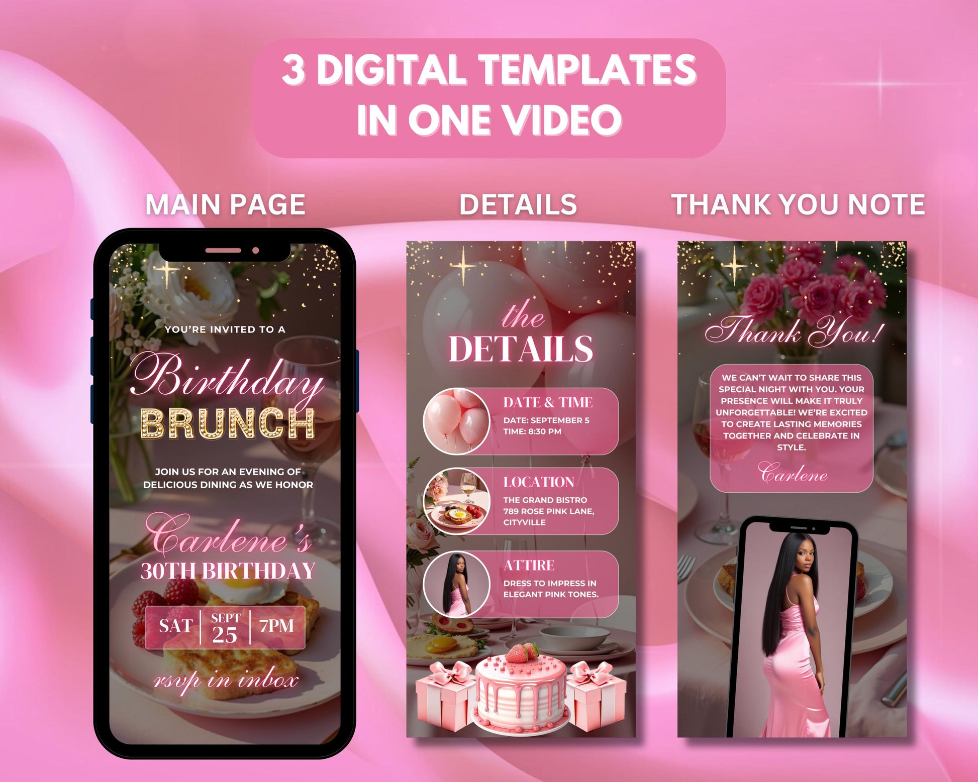 Birthday
Brunch
Party
Invitation
Invite
Animated
Video
E-invite
Digital
Celebration
Event
RSVP
Brunch foods
Mimosas
Pancakes
Waffles
Eggs
Bacon
Fruit
Coffee
Tea
Birthday cake
Balloons
Streamers
Decorations
Gifts
Friends
Family
Fun times