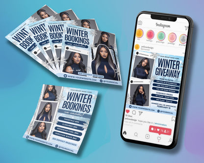 Winter Beauty
Holiday Beauty
Seasonal Beauty
Beauty Flyer Bundle
Flyer Templates
Social Media Graphics
Marketing Materials
Printable Flyers
Winter Skincare
Giveaway Flyer
Festive Beauty Looks
Winter Hair Care
Holiday Glam
Raffle Flyer
Sale Flyer