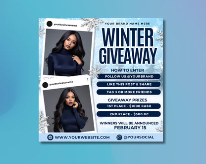 Winter Beauty
Holiday Beauty
Seasonal Beauty
Beauty Flyer Bundle
Flyer Templates
Social Media Graphics
Marketing Materials
Printable Flyers
Winter Skincare
Giveaway Flyer
Festive Beauty Looks
Winter Hair Care
Holiday Glam
Raffle Flyer
Sale Flyer