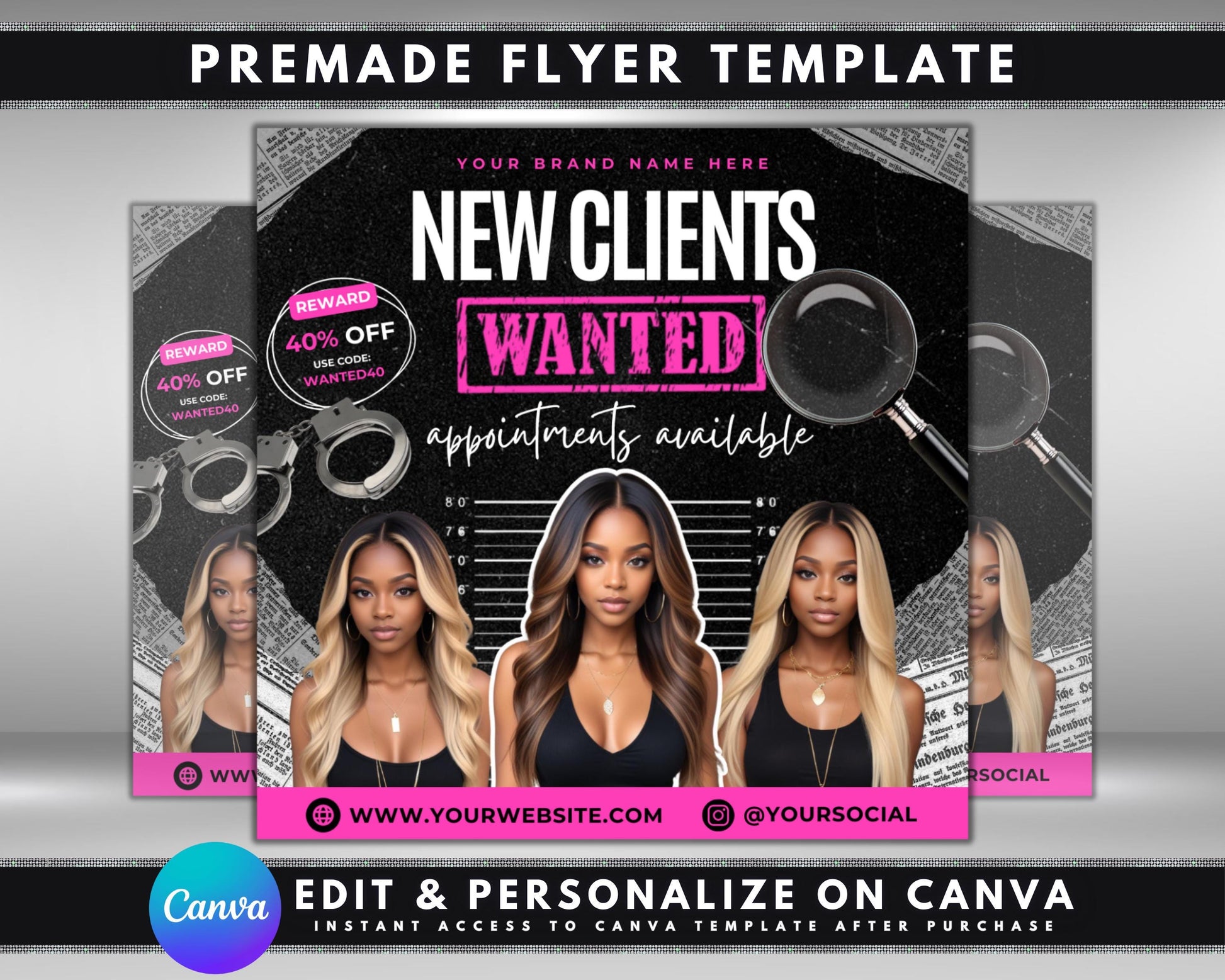 Beauty Flyer Templates
Salon Flyer Templates
Spa Flyer Templates
Beauty Business Flyers
Client Acquisition Flyers
Special Offer Flyers
Promotional Flyers
Marketing Flyers
Business Flyers
Graphic Design Templates
Bookings Flyer
Appointment Flyer