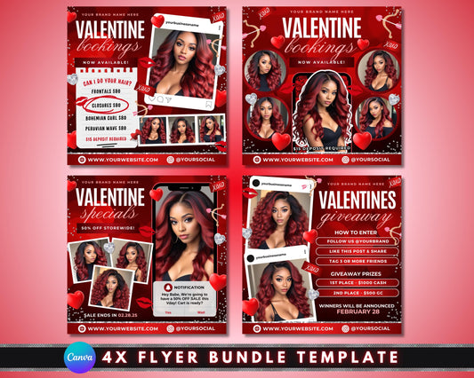 Valentines Day
Love
Romance
Couples
Date Night
Special Offers
Reservations
Bookings
Limited Time
Exclusive
Experience
Book Now
Reserve Your Spot
Dont Miss Out
Limited Availability
Call to Action
Contact Us
Hair Deals
Sale Flyer
Visit Our Website