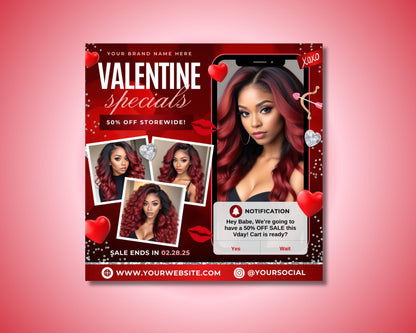 Valentines Day
Love
Romance
Couples
Date Night
Special Offers
Reservations
Bookings
Limited Time
Exclusive
Experience
Book Now
Reserve Your Spot
Dont Miss Out
Limited Availability
Call to Action
Contact Us
Hair Deals
Sale Flyer
Visit Our Website