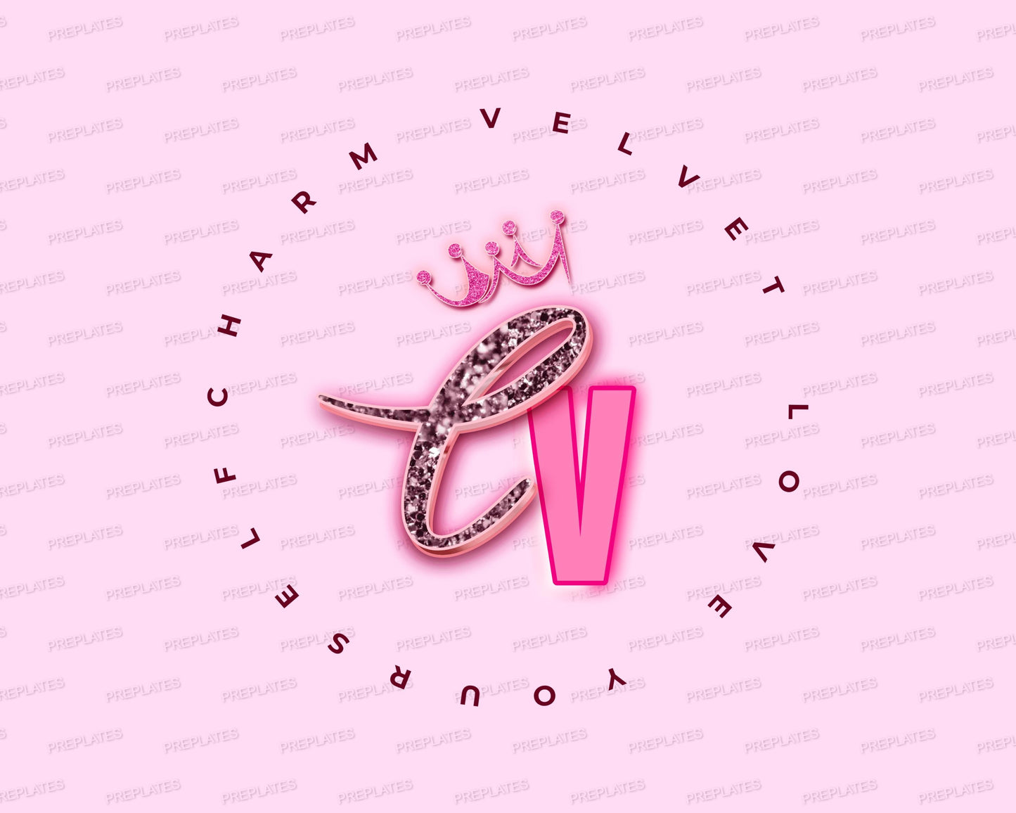 beauty
feminine
chic
glow
wellness
skincare
cosmetics
sophisticated
pink aesthetic
crown logo
glamorous glitter
feminine typography
bold and elegant text
love yourself slogan
beauty brand design
glossy accents
premium logo set
modern girly branding