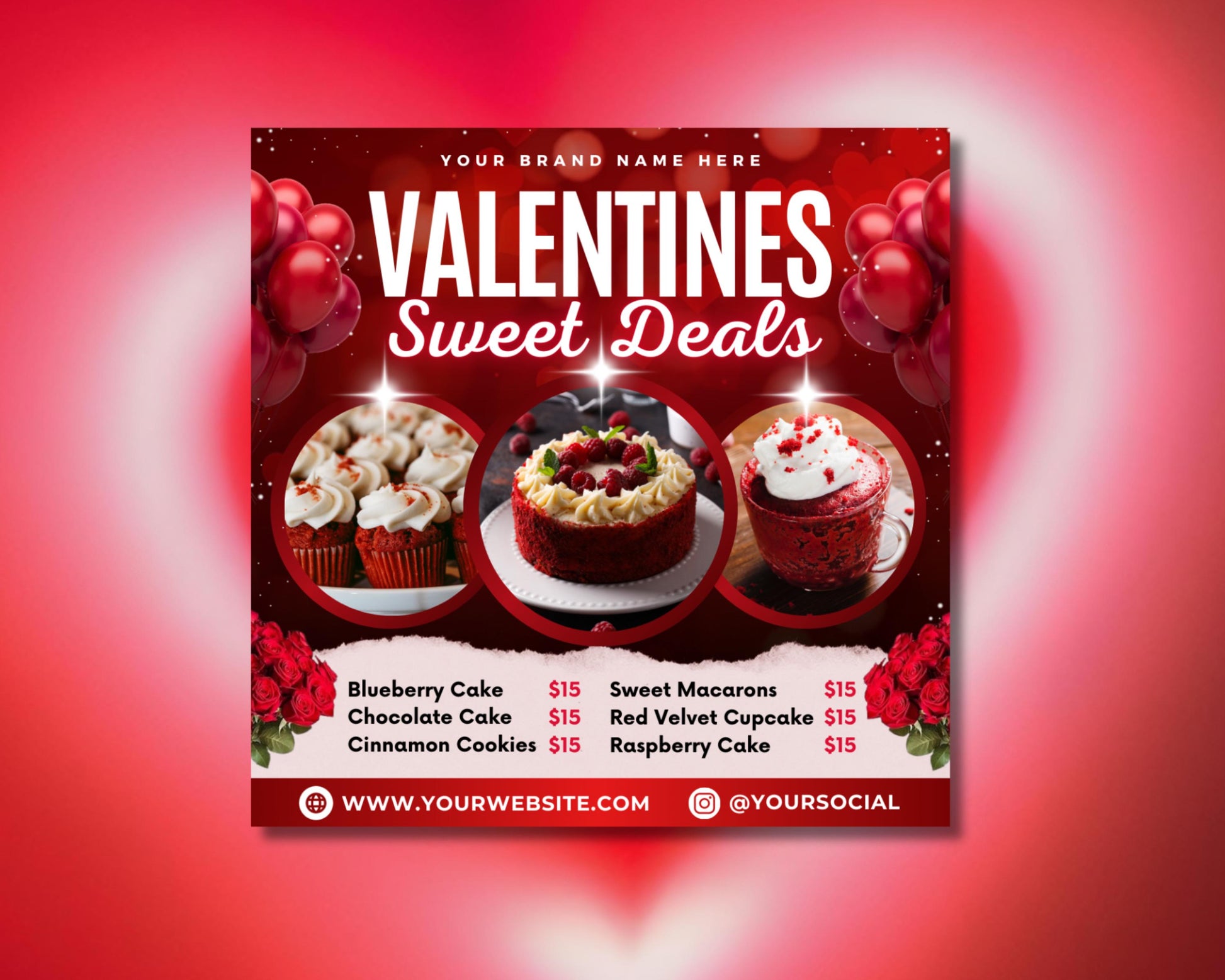 Valentines Day
Love
Romance
Hearts
Sweets
Treats
Bakery
Desserts
Confectionery
Pastry
Cakes
Cupcakes
Cookies
Brownies
Pies
Chocolates
Candy
Heart-shaped cakes
Red velvet cake
Chocolate cake
Custom cakes
Personalized treats
Gift boxes