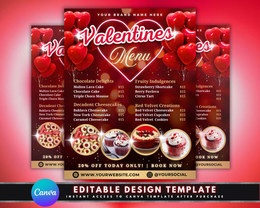 Valentines Day
Sweet Treats
Menu
Flyer
Templates
Design
Graphics
Marketing
Restaurant
Bakery
Cafe
Dessert
Chocolate
Love
Romance
Hearts
Cupid
Pink
Red
Flowers
Cakes
Cheesecakes
Special Occasion Desserts
Heart-shaped Treats
Chocolate Lovers Menu