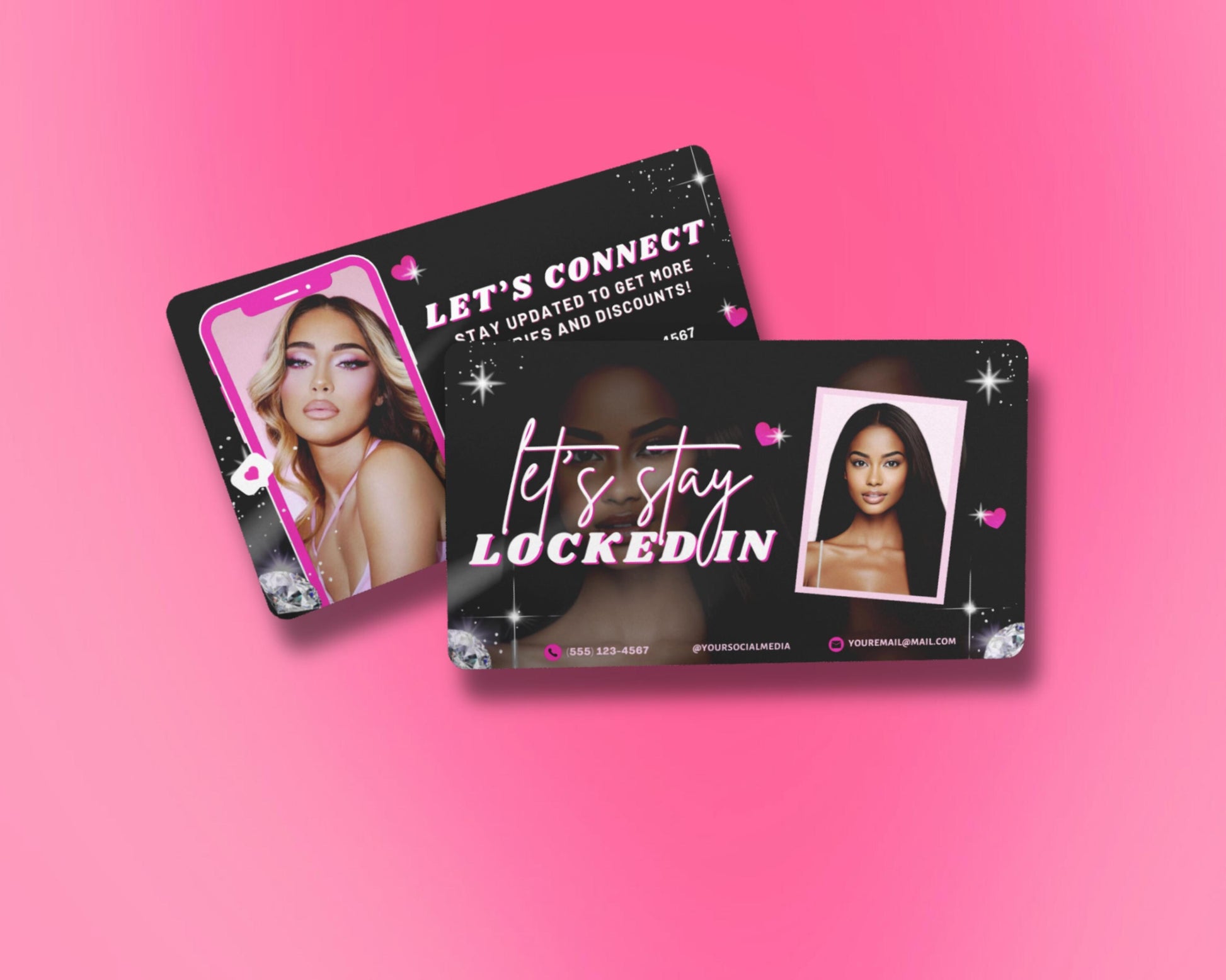 Pink & Black Business Card
Watercolor Business Card Template
Elegant Business Card
Creative Business Card
Luxury Business Card
Makeup Artist
Hair Stylist
Esthetician
Nail Technician
Spa Services
Beauty Products
Feminine
Watercolor
Glamorous
Modern