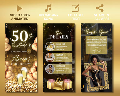 animated birthday invitation
birthday dinner invitation
Instagram video invitation
digital invitation
birthday party video
birthday dinner animation
cake animation
fork and knife animation
champagne toast animation
balloons animation
RSVP
50th Bday