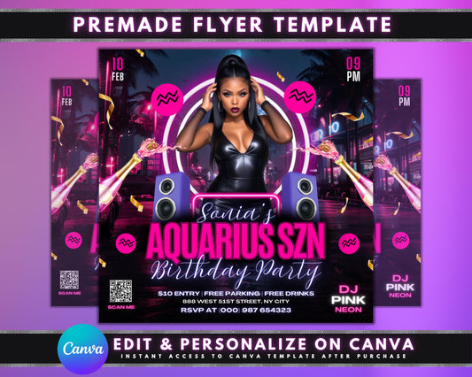Aquarius
Birthday
Party
Celebration
Invitation
Aquarius Season
Birthday Bash
Club Party
Nightlife
Music
Dancing
Drinks
Celebration
Exclusive
VIP
Zodiac Symbol
Guestlist
Dress Code
Age Restriction
RSVP
Save the Date
Celebrate
Marketing
Event