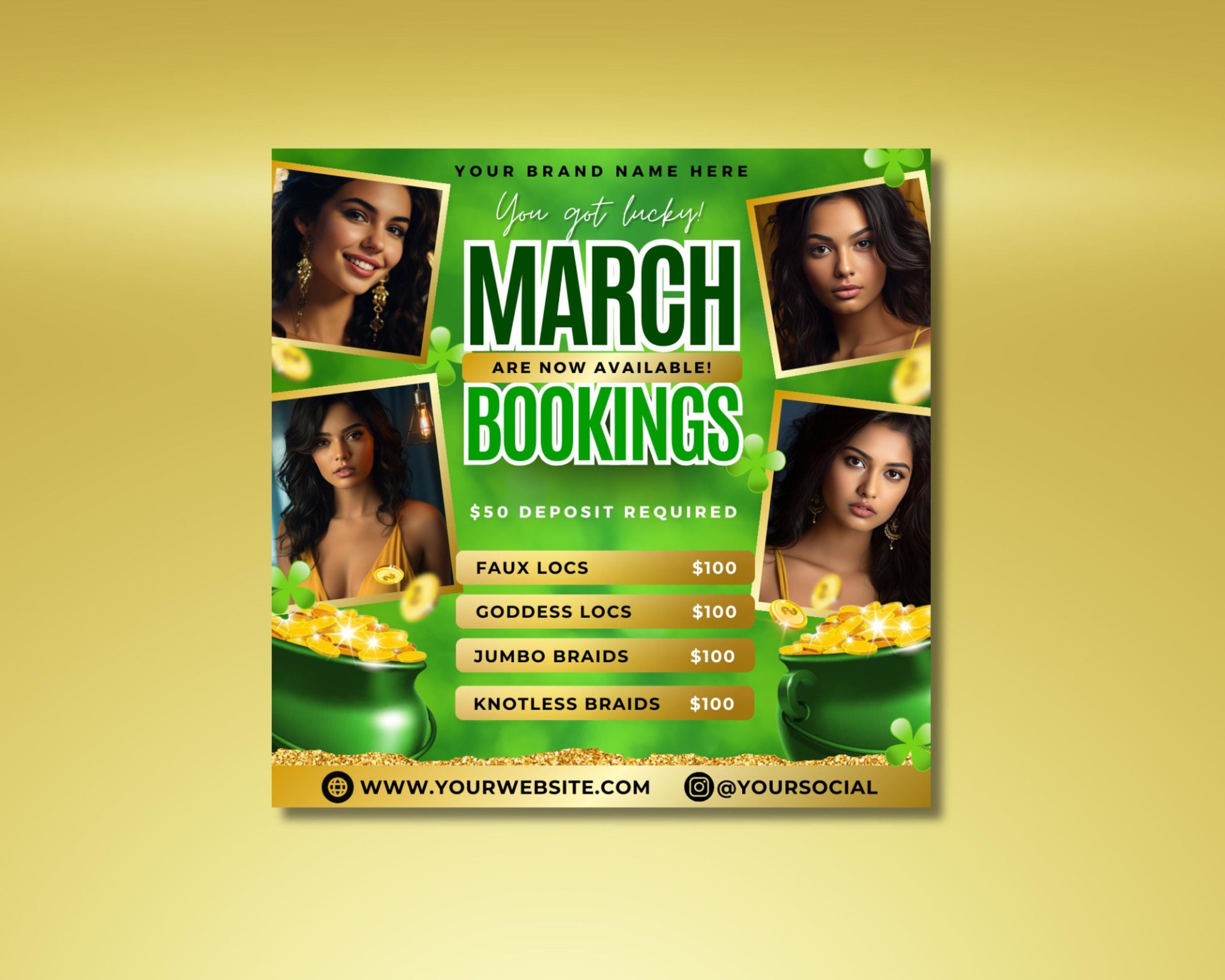 March Bookings
March Specials
March Events
Spring Bookings
Spring Specials
Spring Events
March Madness
March Celebrations
Hello March
March Bookings Open
Book Now for March
Flyer Template
March Flyer
Spring Flyer
Booking Flyer
Promotional Flyer