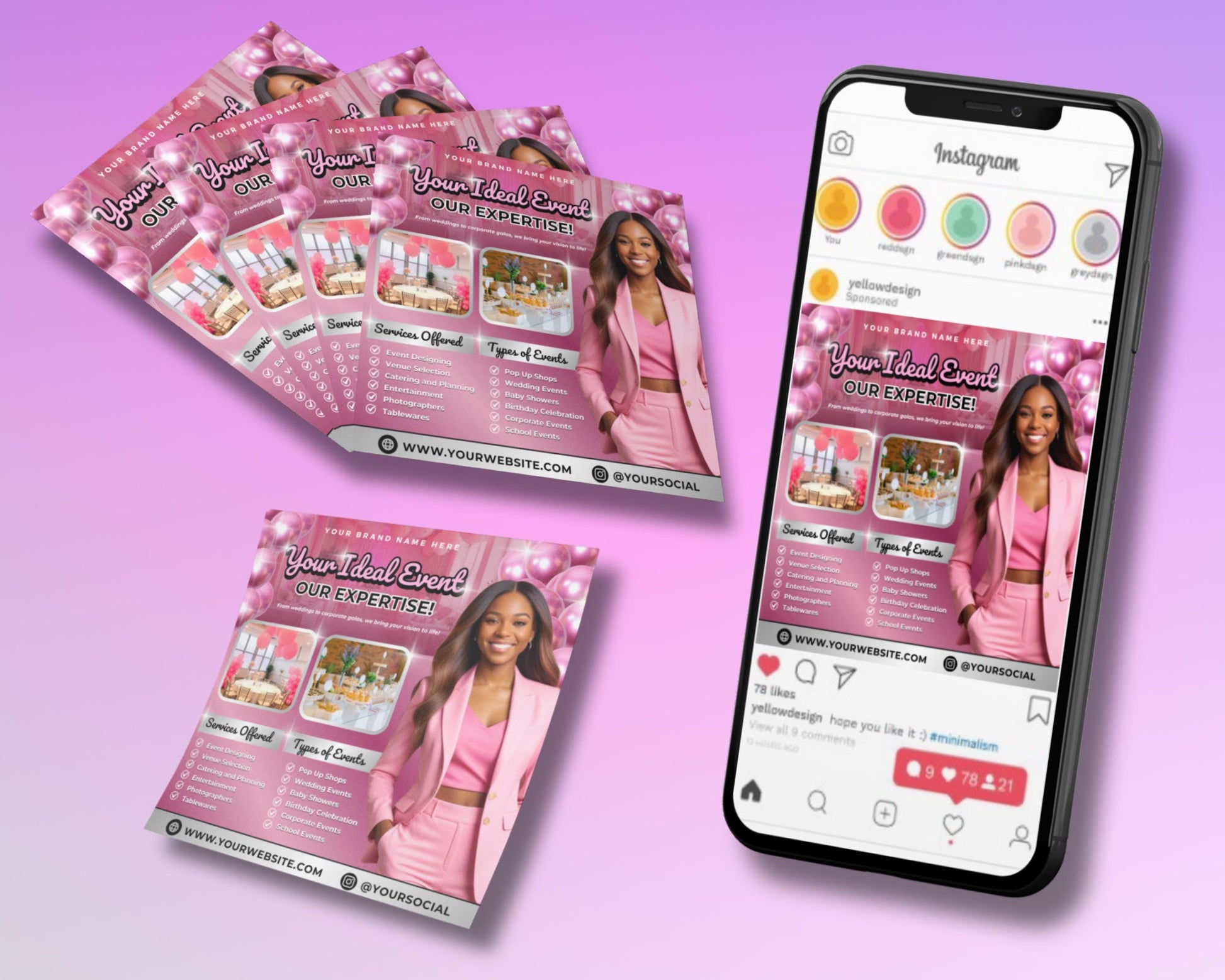 Full-Service Event Planning
Wedding Planning
Corporate Event Planning
Party Planning
Birthday Party Planning
Event Design & Decor
Venue Sourcing & Booking
Vendor Management
Budgeting & Cost Control
Guest List Management
Event Designing
Catering