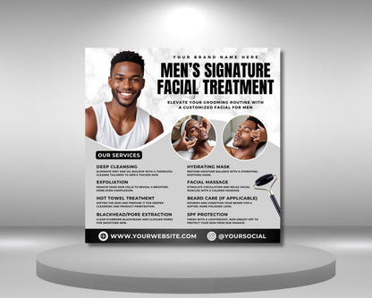 Mens Facial
Facial for Men
Male Facial
Grooming
Skincare
Spa
Salon
Beauty
Wellness
Pampering
Rejuvenation
Refresh
Relax
Treatment
Service
Offer
Discount
Special
Promotion
Deep Cleansing Facial
Anti-Aging Facial
Hydrating Facial
Acne Facial
Exfoliating Facial
Brightening Facial
Beard Facial
Hot Towel Facial
Classic Facial
Gentlemans Facial
Executive Facial
Express Facial
Modern Man
Urban Man
Professional Man
Athletic Man
Classic Man
Rugged
Sophisticated
Masculine
Contemporary
Upscale
Luxury