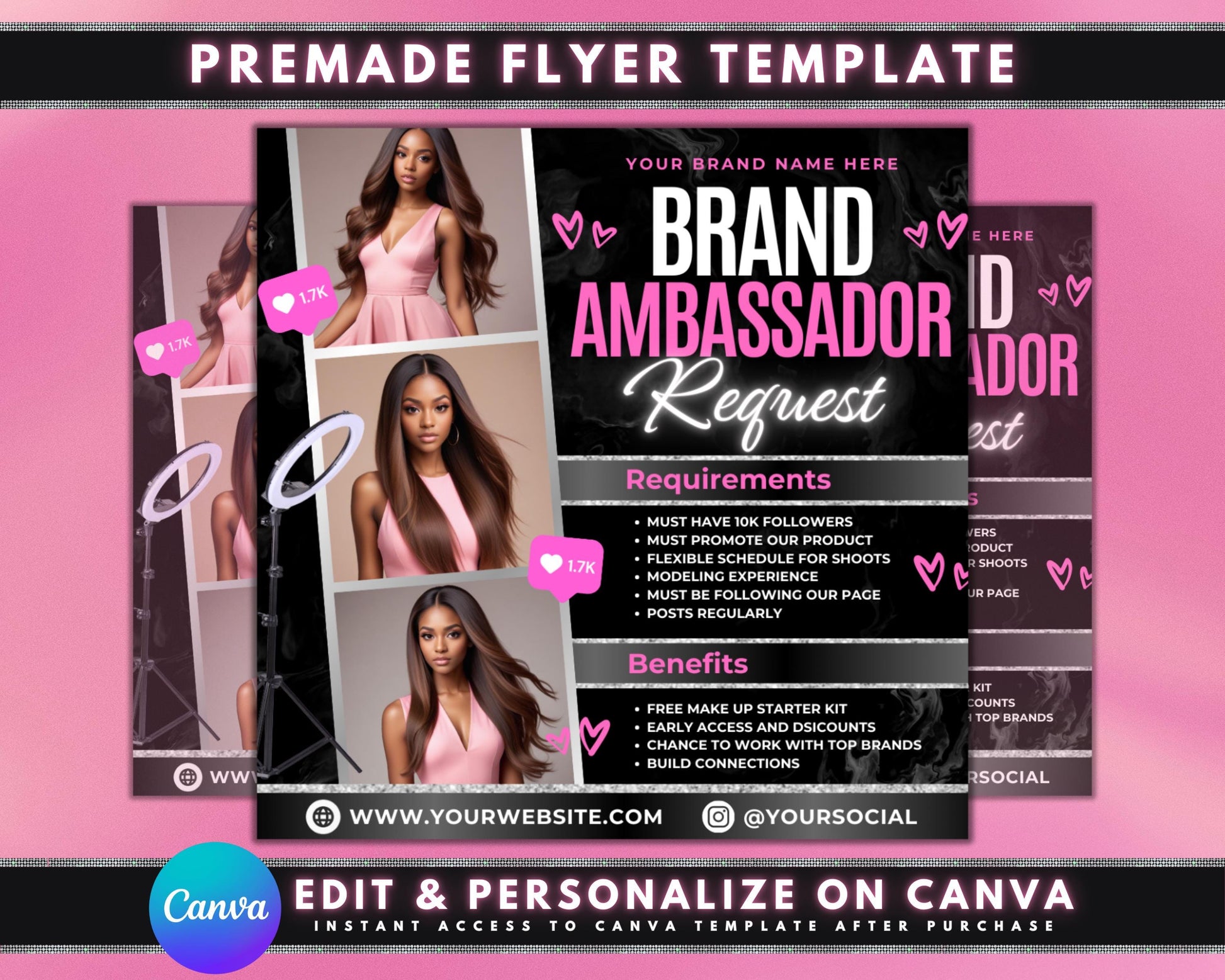 Brand Ambassador
Influencer
Content Creator
Social Media Star
Rep our Brand
Be Our Voice
Earn Free Products
Get Discounts
Build Your Following
Gain Experience
Be Part of a Community
Representative
Join the Movement
Share Your Passion
Spread the Word