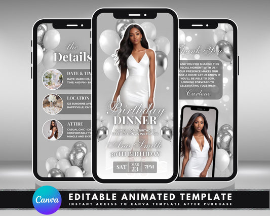 White Party
Surprise Dinner
Elegant
Chic
Sophisticated
Exclusive
Mystery
Unveiling
Secret
Invitation
Animated
Template
Digital
Interactive
Modern
Trendy
Party
Celebration
Gathering
Social
Event
Festive
RSVP
Countdown
Sparkles
Glamorous
Glittering