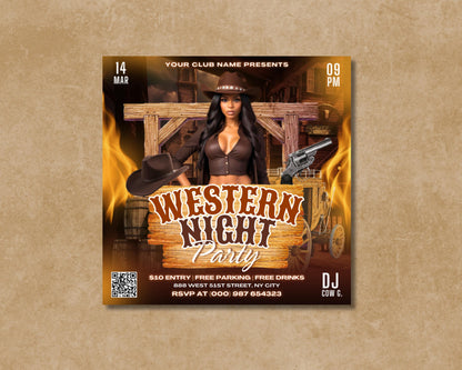 Western
Cowboy
Cowgirl
Wild West
Saloon
Country
Rustic
Vintage Western
Old West
Party
Night
Event
Celebration
Dance
Music
BBQ
Fundraiser
Social
Gathering
Horses
Boots
Hats
Sheriff
Wanted Poster
Rope
Barn
Desert
Cactus
Guns
Whiskey
Saloon Doors