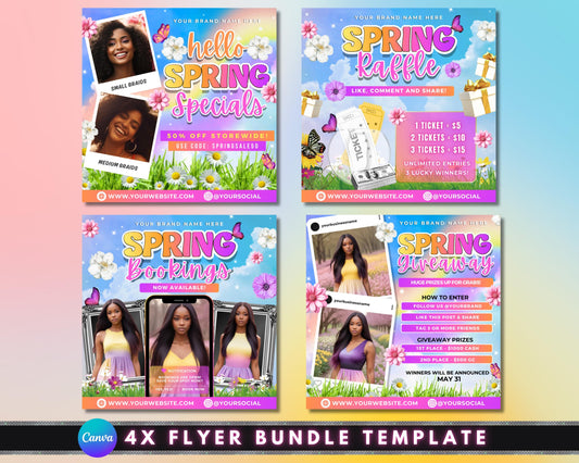 Spring
Seasonal
Promo
Sale
Discount
Raffle
Giveaway
Special Offers
Limited Time
Event
Marketing
Advertising
Promotion
torewide Sale
50% Off
Coupon Code
Raffle Tickets
Giveaway Prizes
Cash Prize
Gift Card
Bookings
Braids
Flyer Template
Bundle Template
Social Media Flyer
Digital Flyer
Promotional Flyer
Modern Design