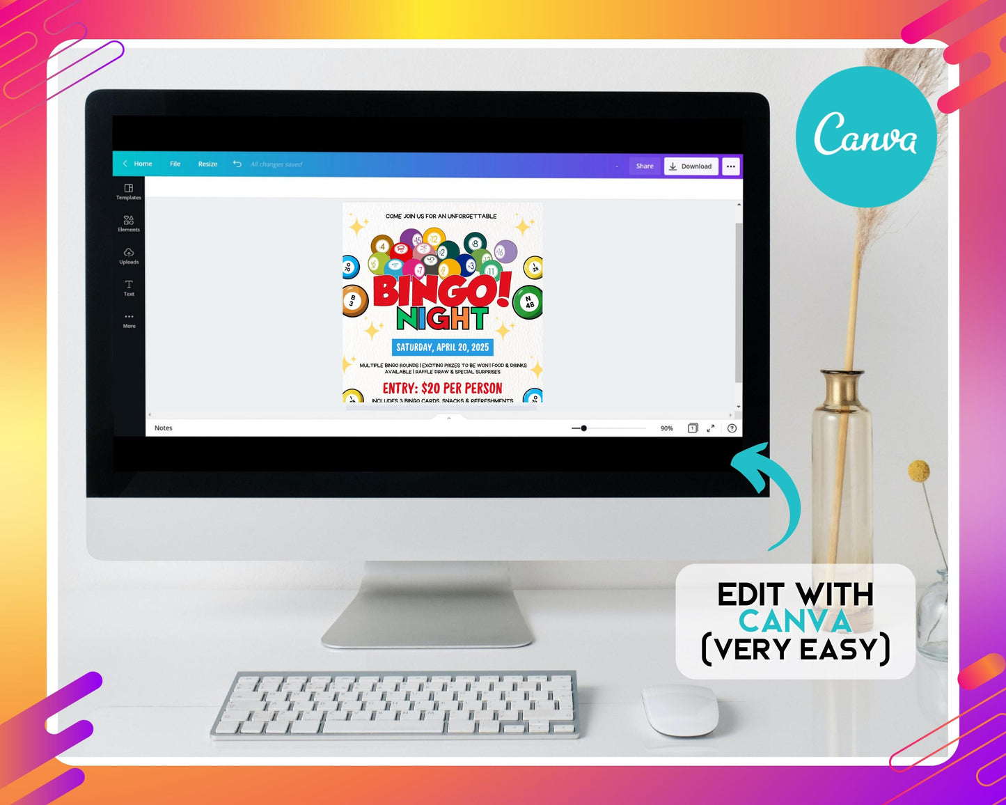 bingo night
bingo party
fundraiser bingo
community bingo
game night
event flyer
party flyer
announcement
invitation
bingo balls
bingo cards
numbers
stars
confetti
ribbon
banner
background
prize
food
drinks
colorful bingo night flyer template
vintage
illustrated
graphic
geometric
template
editable
printable