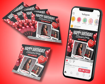 Red Invite
Bold Red
Crimson
Ruby
Party Flyer
Scarlet
Celebration Red
Party Red
Glamorous Red
Elegant Red
Romantic Red
Red Balloons
Birthday Invitation
Birthday Flyer
Birthday Party
Celebration
Invite
Personalized Birthday
Custom Birthday Template
Downloadable
Printable
Digital
Editable